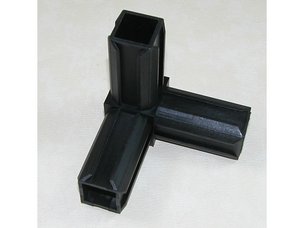 90°-corner with 1 outlet